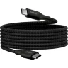 Кабель Belkin (CAB015bt2MBK)BoostCh.240W USB-C to USB-C Braided 2м. черный, 2438658