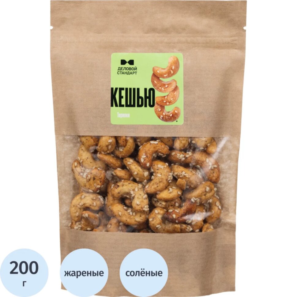 Кешью жареный Деловой Стандарт терияки 200г, 2214202